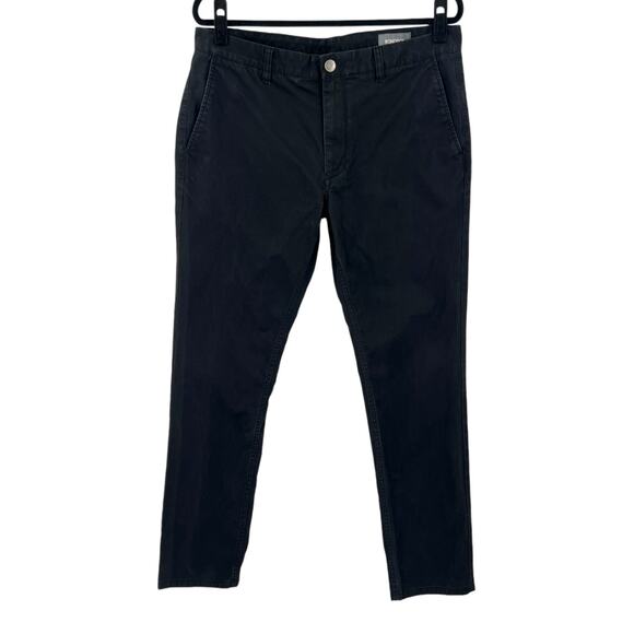 Bonobos Mens Slim Tailored Black Chino Pants Waist 35